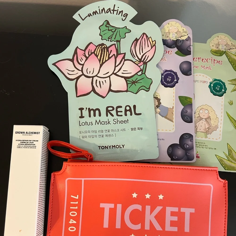 Ipsy ticket admit one makeup bag and makeup samples lot